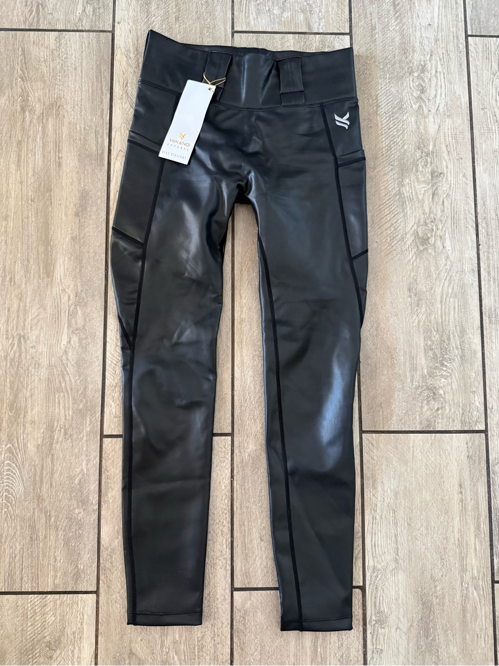 Leather Leggings in Black